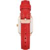 imageAnne Klein Womens Leather Strap WatchRedRose Gold