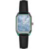 imageAnne Klein Womens Leather Strap WatchBlackIridescent Rainbow
