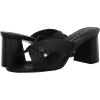 imageAnne Klein Womens Aubrie Slip On Strappy Mule SandalsBlack Raffia