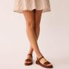 imageAnne Klein Womens Elani Flat SandalCognac