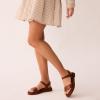 imageAnne Klein Womens Elani Flat SandalCognac