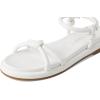 imageAnne Klein Womens Elisabeth Flat SandalWhite