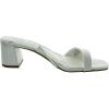 imageAnne Klein Womens Kinder Patent Square Toe Block HeelClearWhite