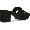 imageAnne Klein Womens Palmer Heeled SandalBlack Suede