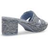 imageAnne Klein Womens Palmer Heeled SandalBlue Raffia