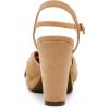 imageAnne Klein Womens Verde Heeled SandalNatural Suede