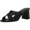imageAnne Klein Womens Aubrie Slip On Strappy Mule SandalsBlack Raffia