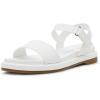 imageAnne Klein Womens Elani Flat SandalWhite