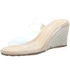 imageAnne Klein Womens Strike Espadrille Wedge SandalClear