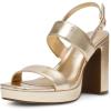 imageAnne Klein Womens Zaya Heeled SandalLight Gold