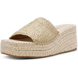 imageAnne Klein Womens Cruz Espadrille Wedge SandalLight Gold