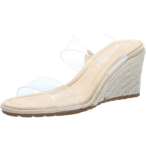 imageAnne Klein Womens Strike Espadrille Wedge SandalClear