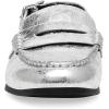 imageAnne Klein Womens Birdie Patent Penny SlingbacksSilver