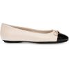 imageAnne Klein Womens LUCI Faux Leather Slip On Flat ShoesOff WhiteBlack