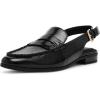 imageAnne Klein Womens Birdie Patent Penny SlingbacksBlack