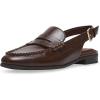imageAnne Klein Womens Birdie Patent Penny SlingbacksCognac Multi