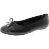 imageAnne Klein Womens LUCI Faux Leather Slip On Flat ShoesBlack