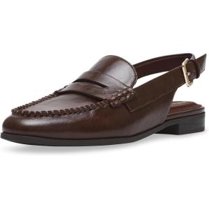 imageAnne Klein Womens Birdie Patent Penny SlingbacksCognac Multi