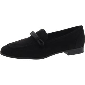 imageAnne Klein Womens Bowery Suede Flat LoafersBlack Suede