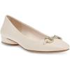imageAnne Klein Womens CORA Chain Slip On LoafersOffwhite