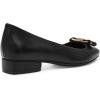 imageAnne Klein Womens Cadey Ballet FlatBlack Smooth
