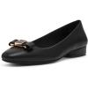 imageAnne Klein Womens Cadey Ballet FlatBlack Smooth
