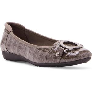 imageAnne Klein Womens Umeko Ballet FlatGrey Croc
