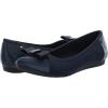 imageAnne Klein Sport Womens Alive Patent Slip On Ballet FlatsNavy Multi