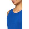 imageAnne Klein Womens Asymmetric Fringe DressSantorini Blue