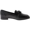 imageAnne Klein Womens Braxton Faux Leather Flat LoafersBlack