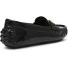 imageAnne Klein Womens Chrystie Faux Leather Driving Moccasins MoccasinsBlack Crinkle