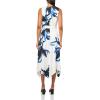 imageAnne Klein Womens Floral Print Midi DressBright White Multi