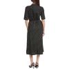imageAnne Klein Womens Mock Neck Elbow Lenght SLV DressAnne BlackWhite Dove
