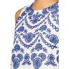 imageAnne Klein Womens Tiered Eyelet DressBrght WhtSantorini Bl