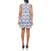 imageAnne Klein Womens Tiered Eyelet DressBrght WhtSantorini Bl