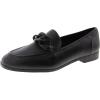 imageAnne Klein Womens Braxton Faux Leather Flat LoafersBlack