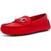 imageAnne Klein Womens Chrystie Faux Leather Driving Moccasins MoccasinsRed