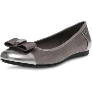 imageAnne Klein Sport Womens Alive Patent Slip On Ballet FlatsPewter Multi