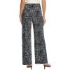 imageAnne Klein Womens High Rise Pull on Wide Wb Palazzo PantDeep SapphireBlack Diamond