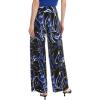 imageAnne Klein Womens High Rise Pull on Wide Wb Palazzo PantSantorini Blue Multi