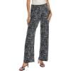 imageAnne Klein Womens High Rise Pull on Wide Wb Palazzo PantDeep SapphireBlack Diamond