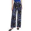 imageAnne Klein Womens High Rise Pull on Wide Wb Palazzo PantSantorini Blue Multi