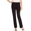 imageAnne Klein Womens High Rise Wear to Work Flared PantsBlack