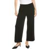 imageAnne Klein Womens Pull on Cropped Pallazo PantAnne Black