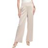 imageAnne Klein Womens Pull on High Rise Wide Leg Pant LinedCanvas