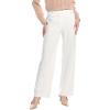 imageAnne Klein Womens Pullon Wide Leg W Pocket FlapWhite Dove