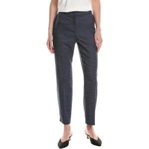 imageAnne Klein Womens Fly Front Btn Elastic Bk Slash Pkt StraiDistant Mountain Multi