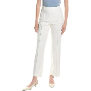 imageAnne Klein Womens High Rise Pull on Pintuck TrouserBright White