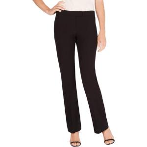 imageAnne Klein Womens High Rise Wear to Work Flared PantsBlack
