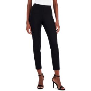 imageAnne Klein Womens Hollywood Slim Leg Pullon AnkleLength PantAsphalt